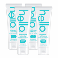 Antiplaque + Whitening Fluoride-Free Peppermint Toothpaste - 4 Pack