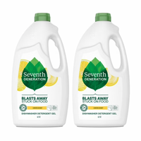 Lemon Dishwasher Detergent Gel - 2 Pack