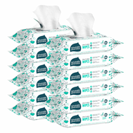 Free & Clear Baby Wipes with Tape Seal, 768ct (12 packs of 64)