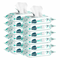 Free & Clear Baby Wipes with Tape Seal, 768ct (12 packs of 64)