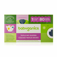 Triple Dry Baby Diapers, Size 1, 80 ct