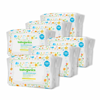 Fragrance-Free Baby Wipes, 600 Count (6 Packs of 100)