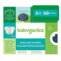 Triple Dry Baby Diapers, Size 6, 88 ct