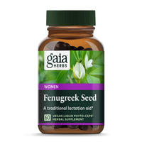 Fenugreek Seed for Healthy Lactation and Breast Milk Production, 60 Vegan Liquid Phyto-Capsules (Up to 15-Day Supply)