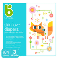 Skin Love Diapers, Size 3 , 184 ct