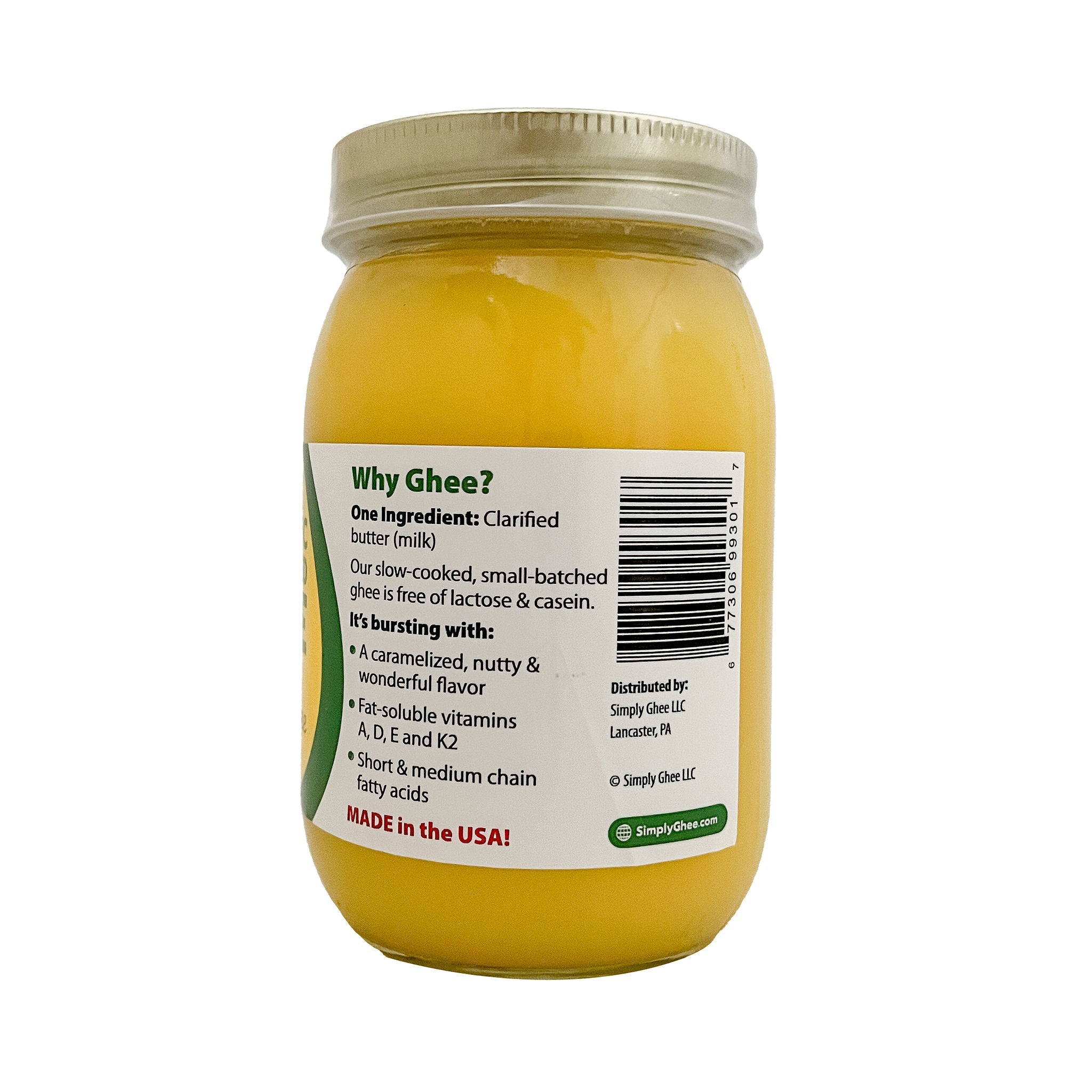 Domestic Grassfed Ghee 16oz