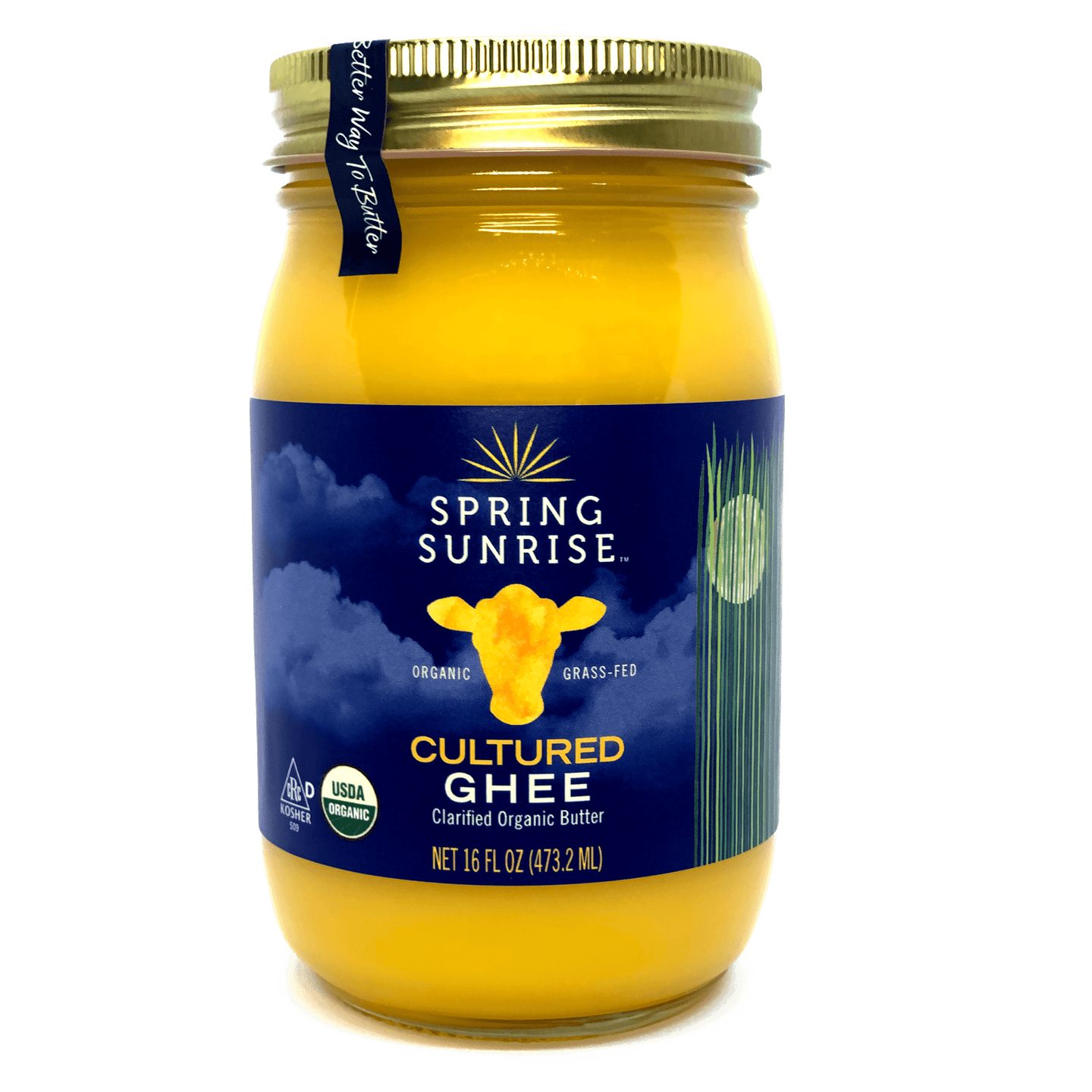 Organic Grass-Fed Cultured Ghee
