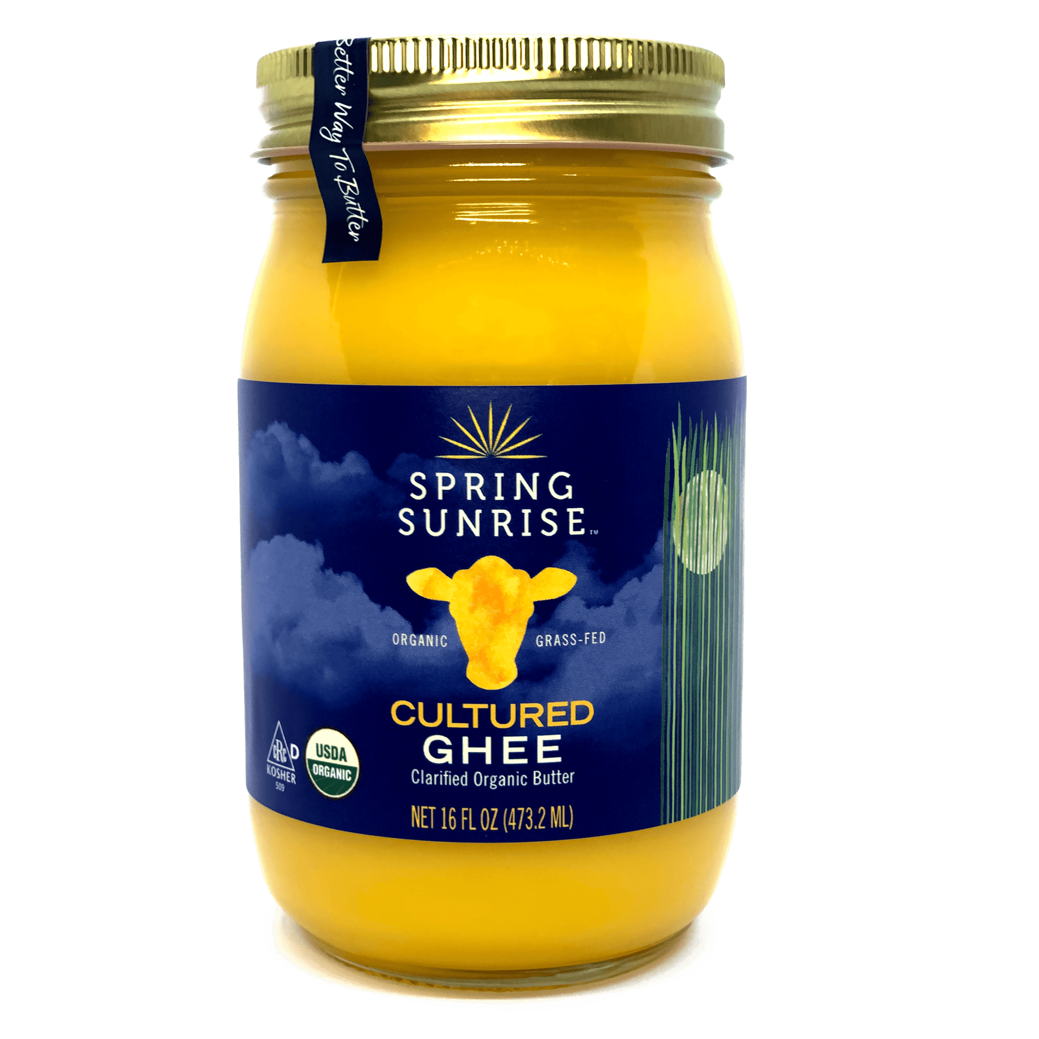 Organic Grass-Fed Cultured Ghee