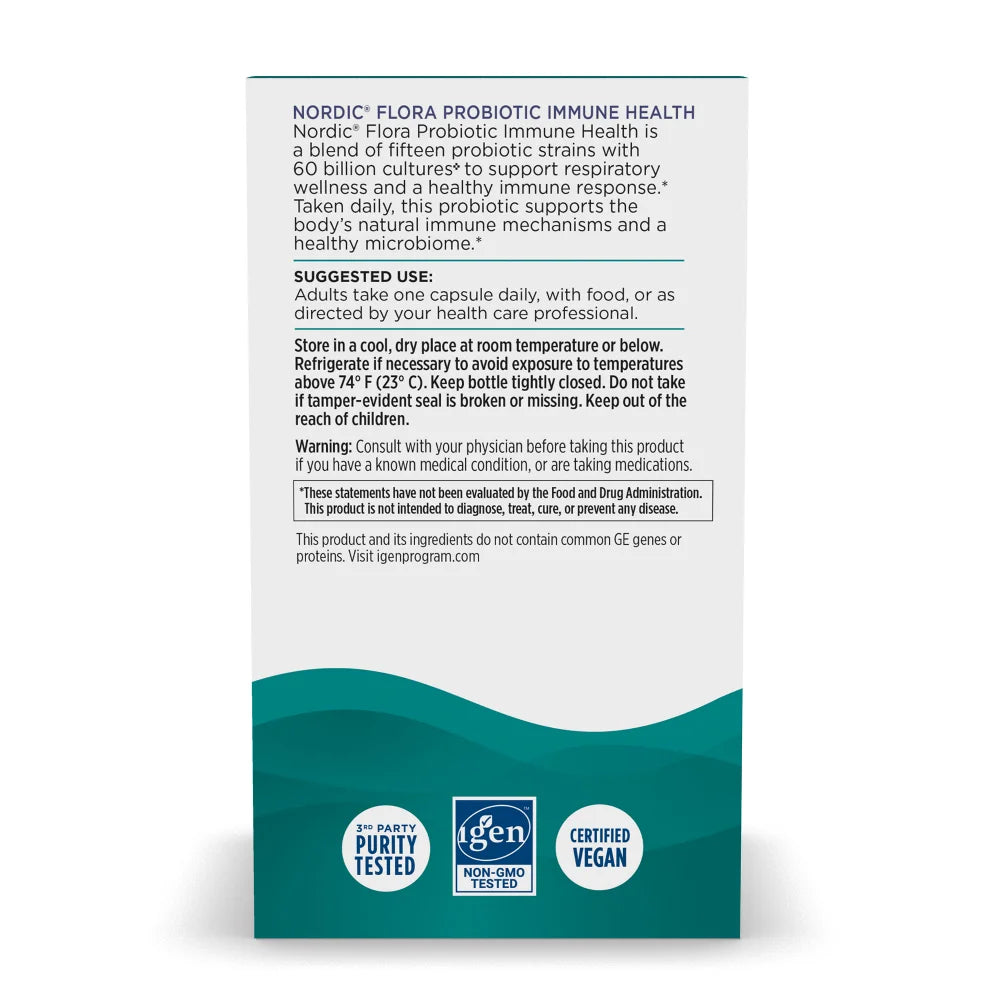 Nordic Flora Probiotic Immune Health, 30 Servings