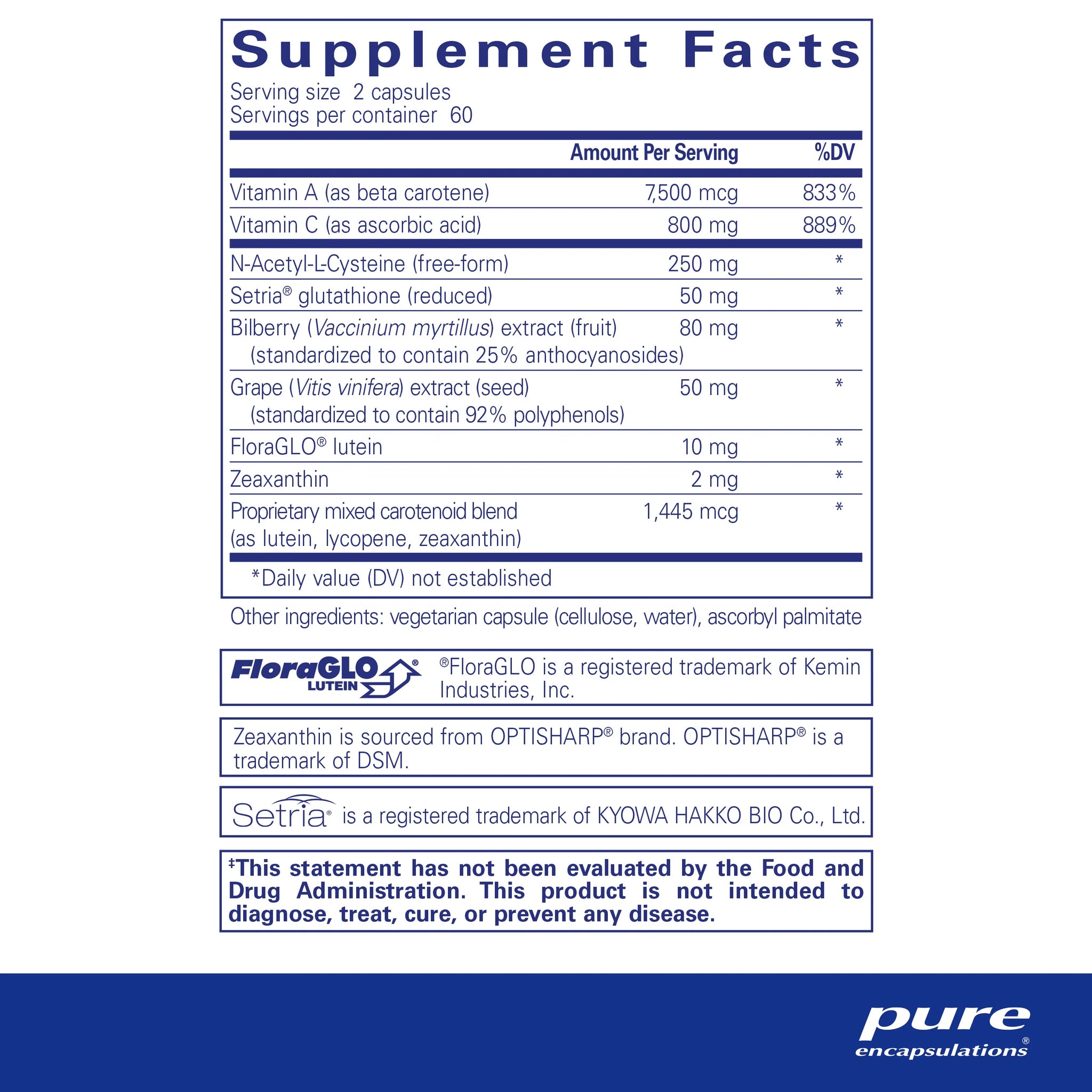 Macular Support Formula, 60 Servings