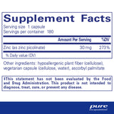 Zinc 30, 180 Servings