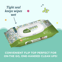 Free & Clear Baby Wipes with Flip Top Dispenser, Travel Size, 30ct