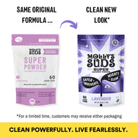 Super Powder Lavender Laundry Detergent with Enzymes, 60 Loads