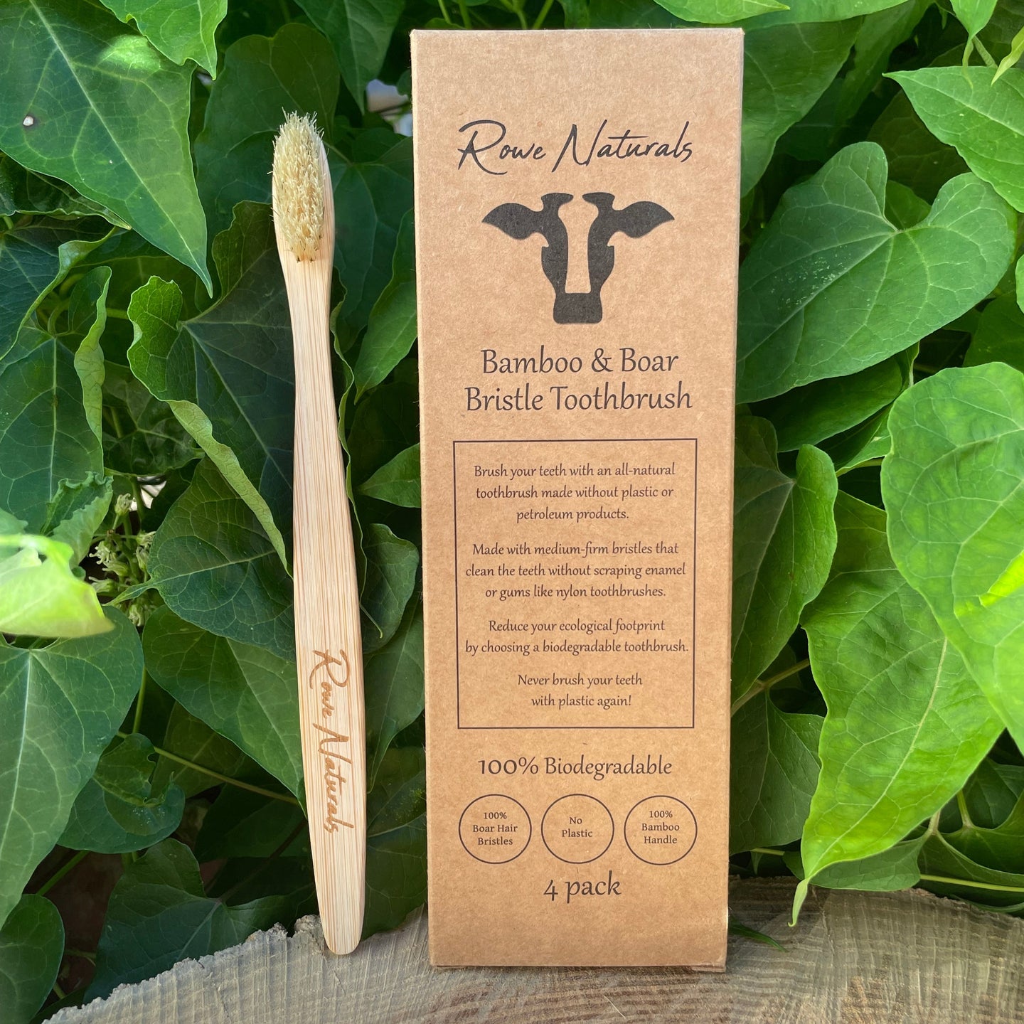 Bamboo and Boar Bristle Toothbrush