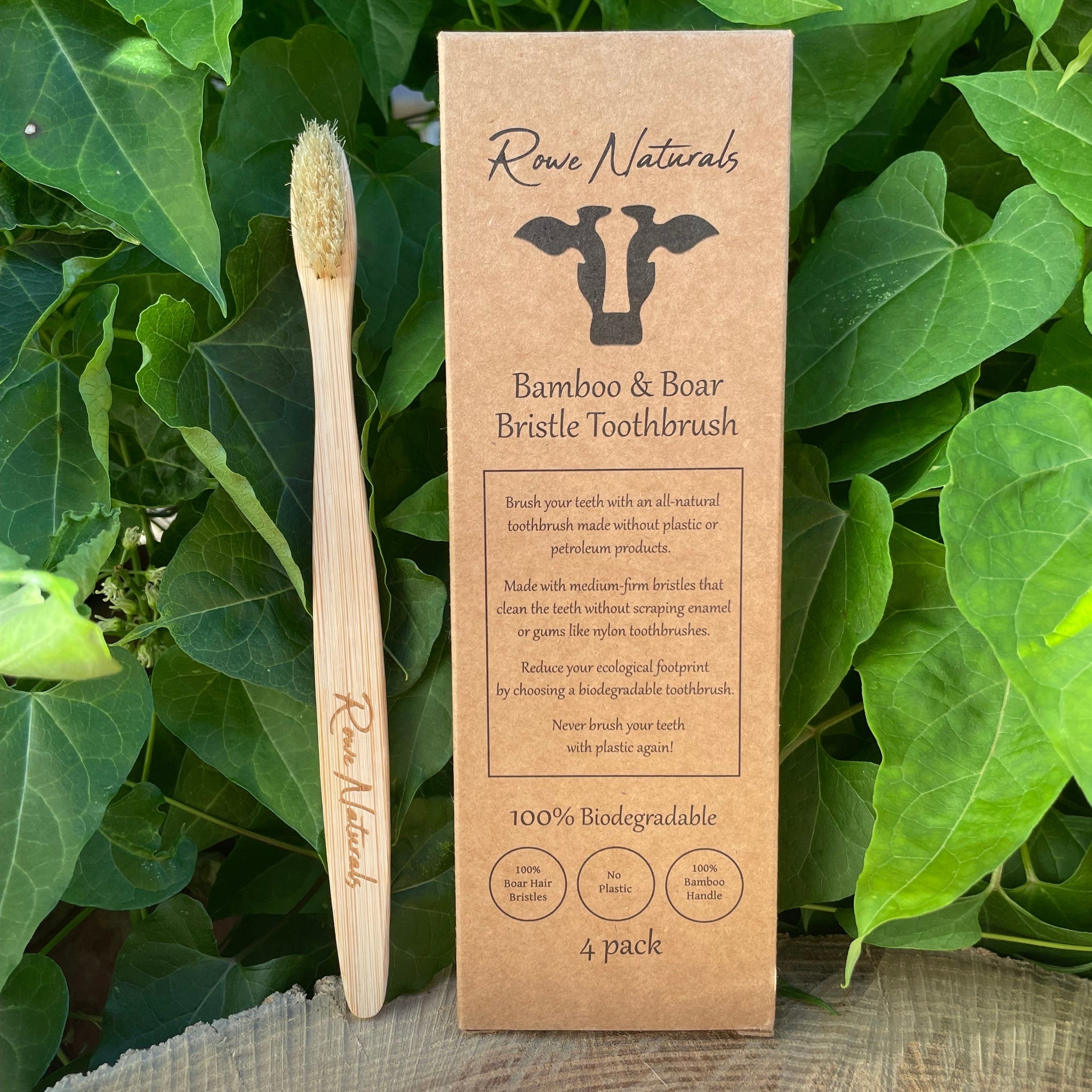 Bamboo and Boar Bristle Toothbrush