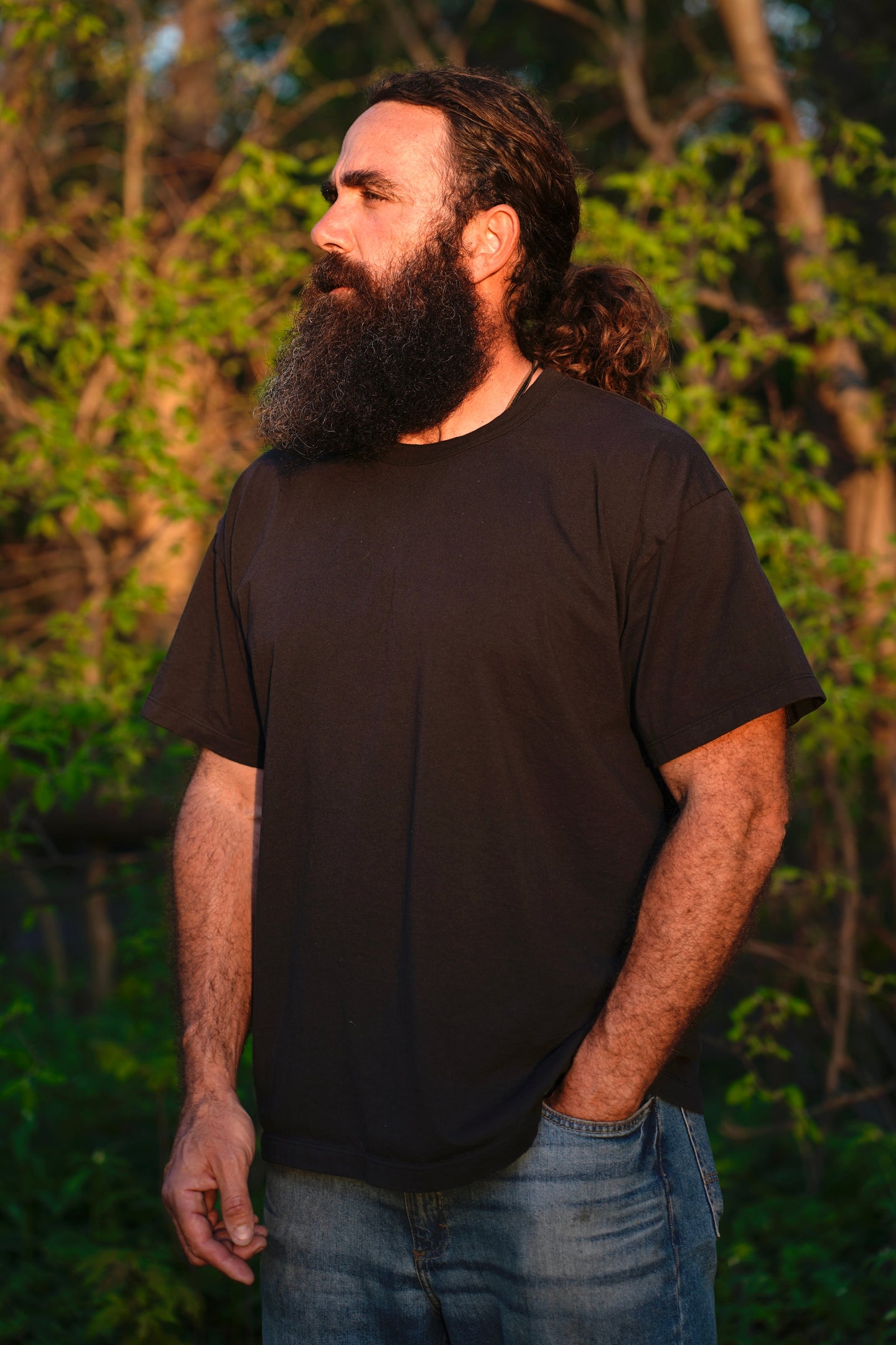 Unisex Black Organic Cotton Short Sleeve T-Shirt