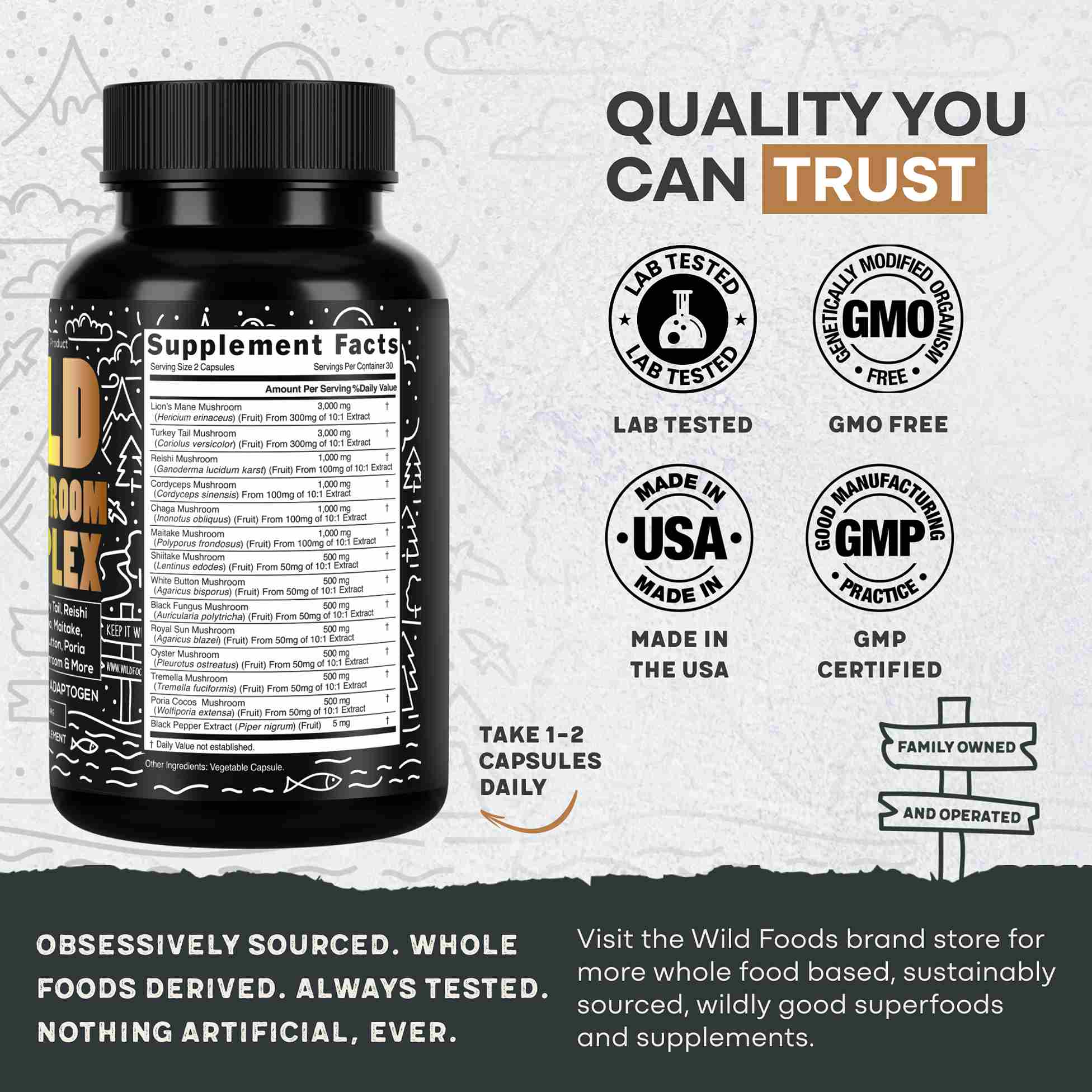 13 Mushroom Complex - Immunity and Longevity Support