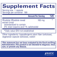 Rhodiola Rosea, 180 Servings