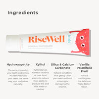 Cake Batter Hydroxyapatite Fluoride-Free Mineral Toothpaste for Kids