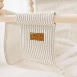 Indoor Swing – Greige/Vanilla Stripe