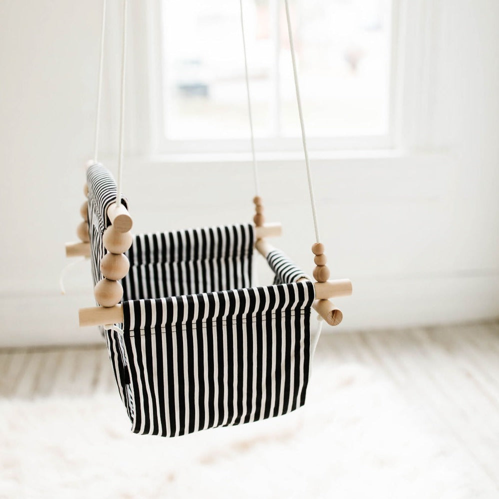 Indoor Swing – Classic Black White Stripe