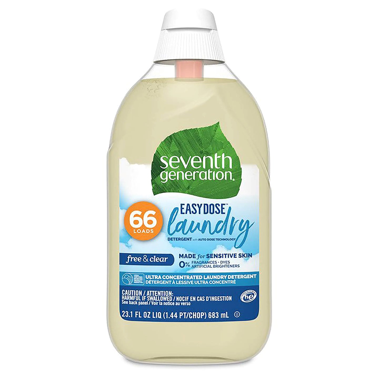 Free & Clear Ultra Concentrated EasyDose Laundry Detergent, 66 loads