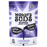 Super Powder Lavender Laundry Detergent with Enzymes, 60 Loads