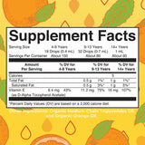 Organic Orange Vitamin E Liquid Drops, 60 Servings