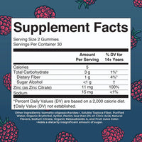 Zinc Gummies, 30 Servings