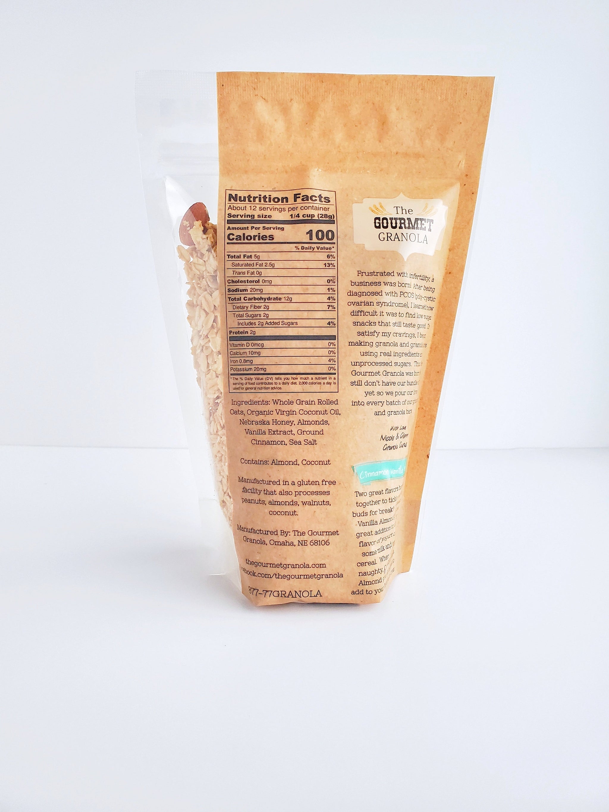 Cinnamon Vanilla Almond Granola