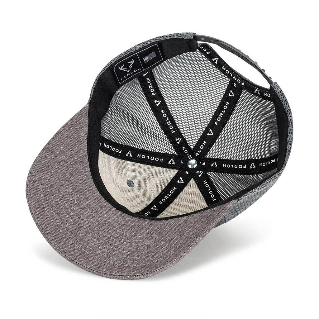 Puff Embroidered Mesh Hat