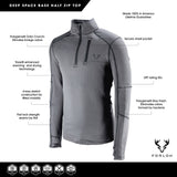 Men's Deep Space Half Zip