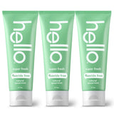 Super Fresh + Friendly Fluoride-Free Natural Spearmint Toothpaste - 3 Pack