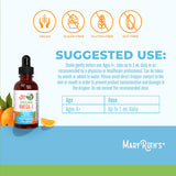 Vegan Orange Omega-3 Liquid Drops, 30 Servings
