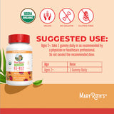 Organic D3+B12 Strawberry Gummies, 60 Servings