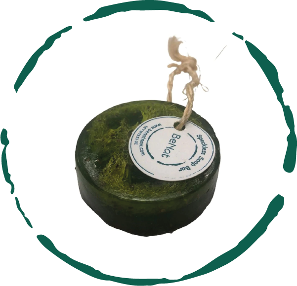 Speckless Soap Bar - Chia, Lemon, Parsley, and Coconut Oil