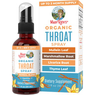 Organic Herbal Throat Spray, 1 fl oz