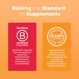 Organic D3+B12 Strawberry Gummies, 60 Servings