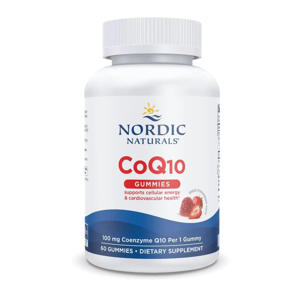 CoQ10 Strawberry Gummies, 60 Servings