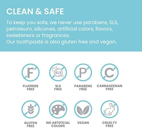 Variety Pack Fluoride-Free Toothpaste for Kids
