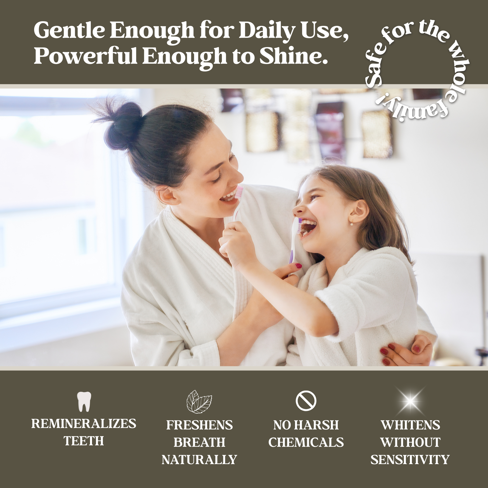 Remineralizing Tooth Powder with Hydroxyapatite (Sweetener-Free)