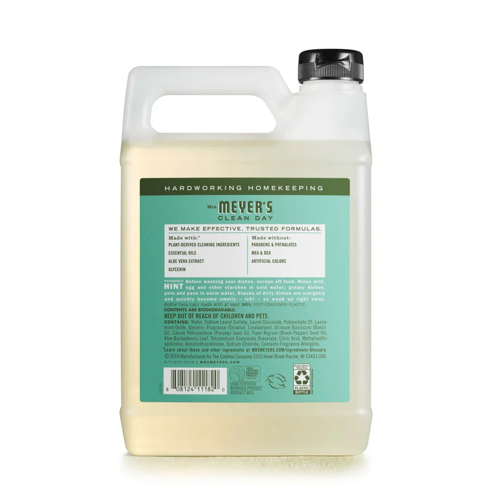Basil Dish Soap Refill