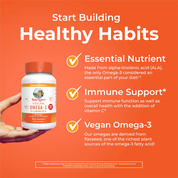 Vegan Omega 3 Gummies, 60 Servings
