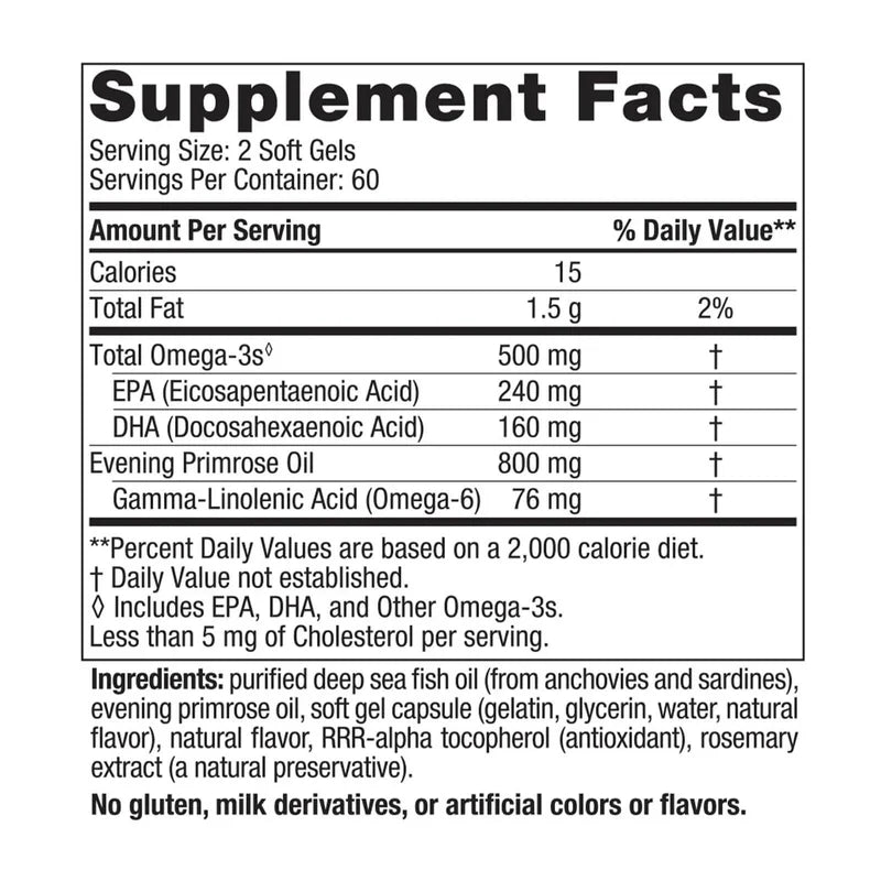 Omega Woman with Evening Primrose Oil, 60 Servings