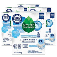 Dishwasher Detergent Tabs 6 Pack - Free & Clear