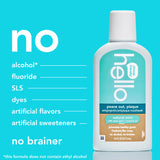 Antiplaque + Whitening Fluoride-Free Toothpaste 2 Pack and Antigingivitis Mouthwash