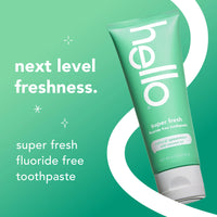 Super Fresh + Friendly Fluoride-Free Natural Spearmint Toothpaste - 3 Pack
