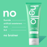 Super Fresh + Friendly Fluoride-Free Natural Spearmint Toothpaste - 3 Pack