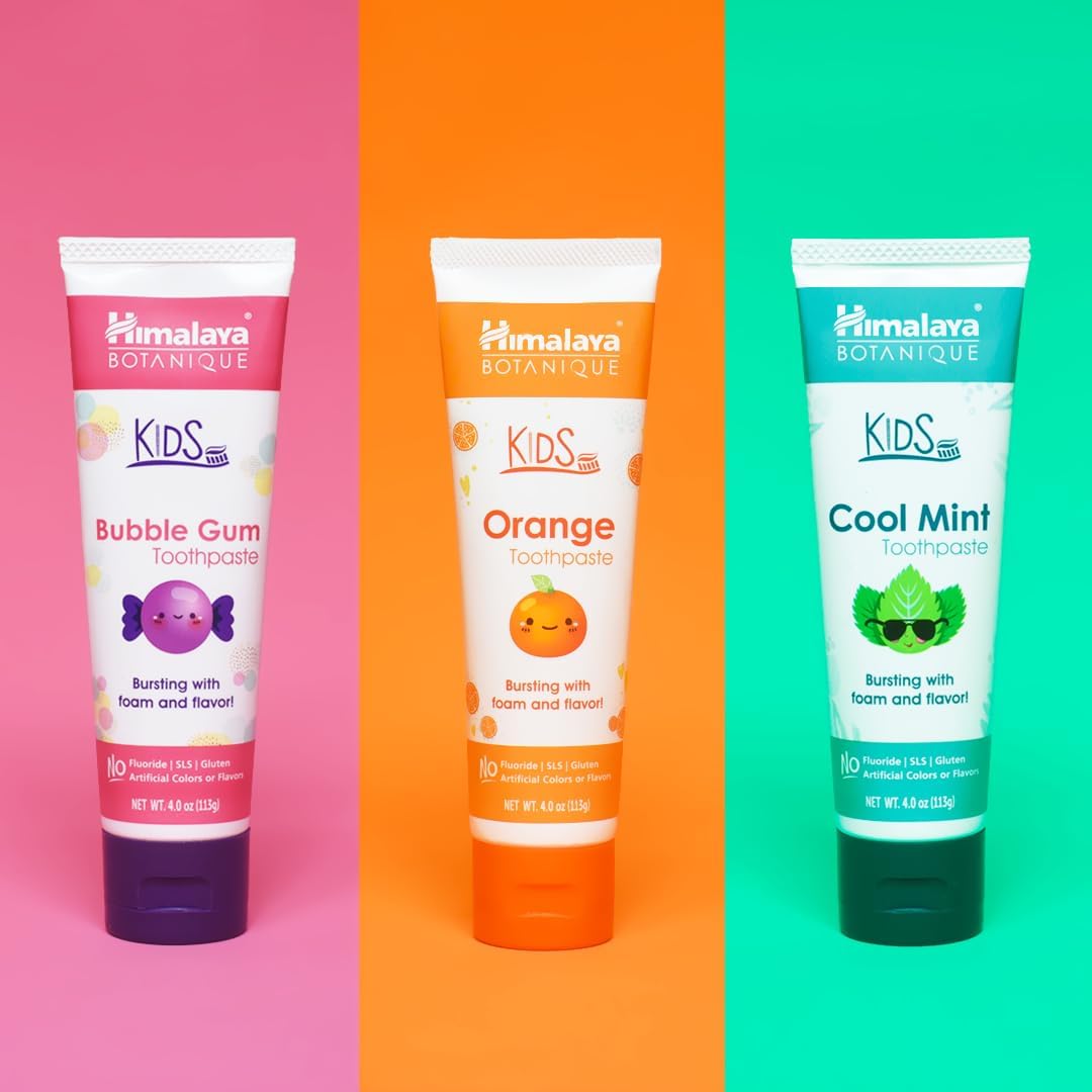Variety Pack Fluoride-Free Toothpaste for Kids