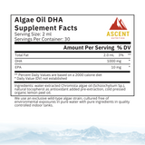 Algae Oil DHA Omega-3's - Vegan and Vegetarian